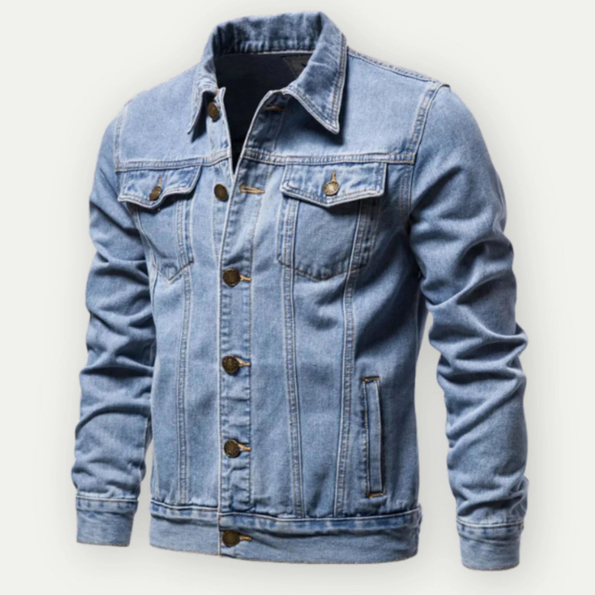 Heren Jas met Verstelbare Details en Tijdloze Stijl 3