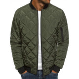 Heren Bomber Jas met Gewatteerd Ontwerp