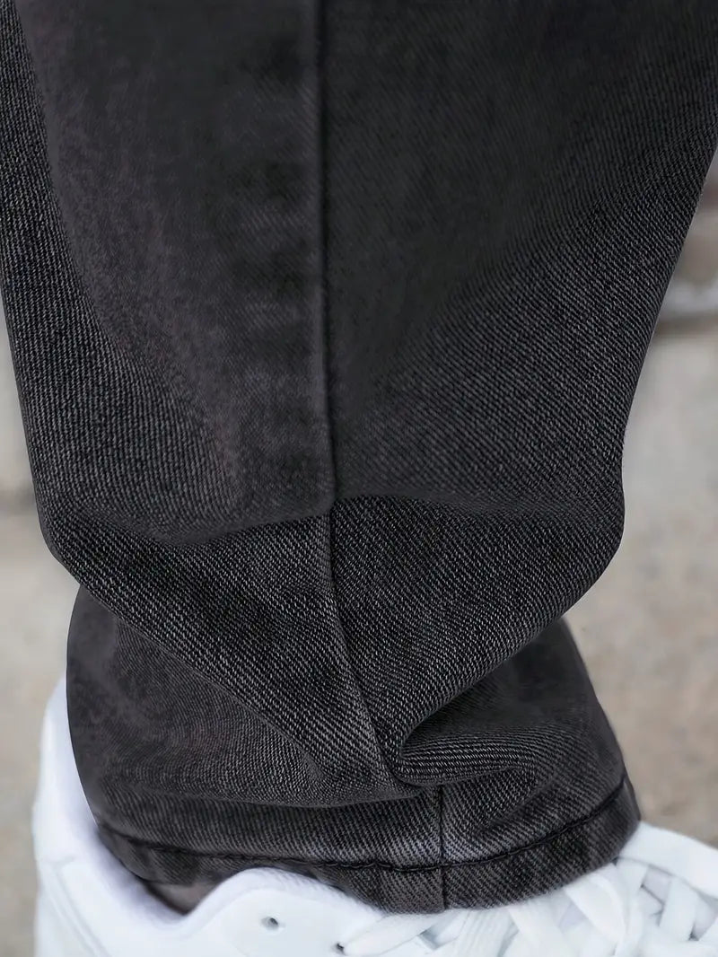 Heren Jeans met Rechte Pijpen en Lichte Wassing 6