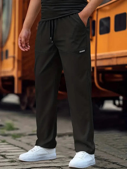 Heren Joggingbroek met Modern Design en Comfortabele Pasvorm 0