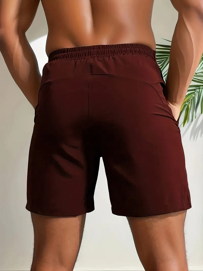 Heren Korte Broek met Sneldrogend Materiaal en Comfortabele Pasvorm voor Zomeractiviteiten