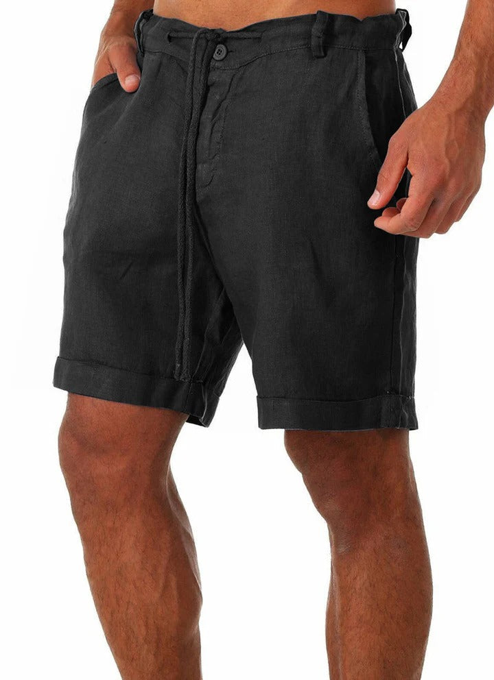 Heren Casual Korte Broek Zwart