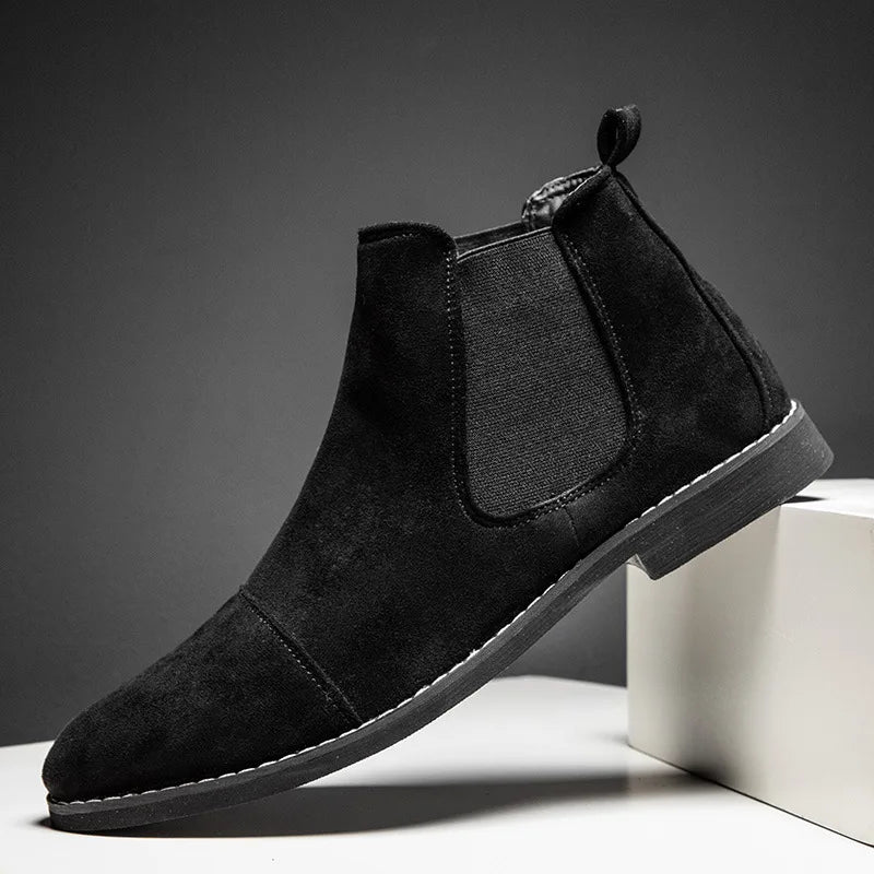 Heren Laarzen van Suède met Luxe Comfort en Tijdloos Ontwerp 1