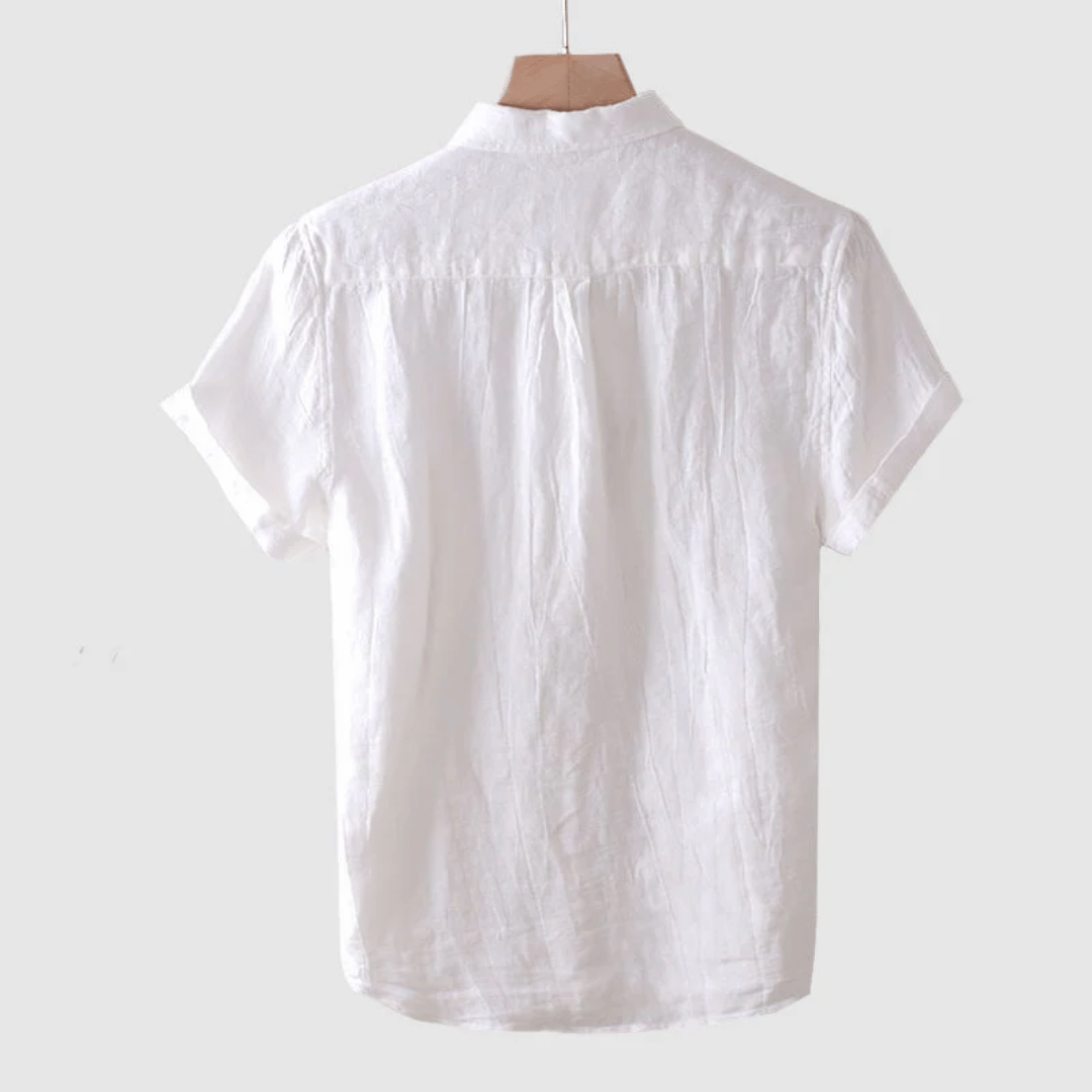 Heren Linnen Overhemd Shirt