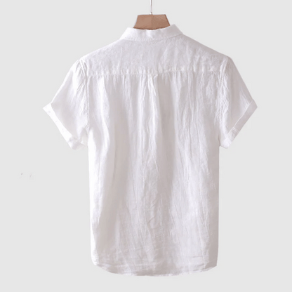 Heren Linnen Overhemd Shirt