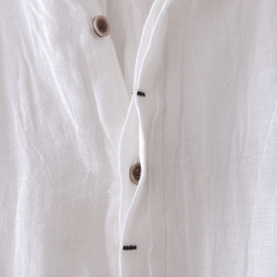 Heren Linnen Overhemd Shirt