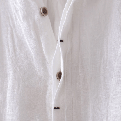 Heren Linnen Overhemd Shirt