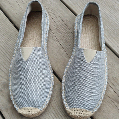 Heren Espadrilles - Loafers Grijs