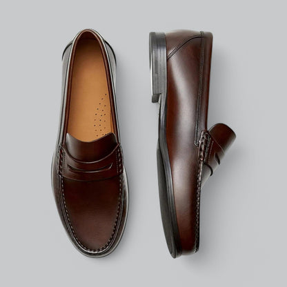 Heren Loafers van Echt Leer met Tijdloze Elegantie en Comfort 5