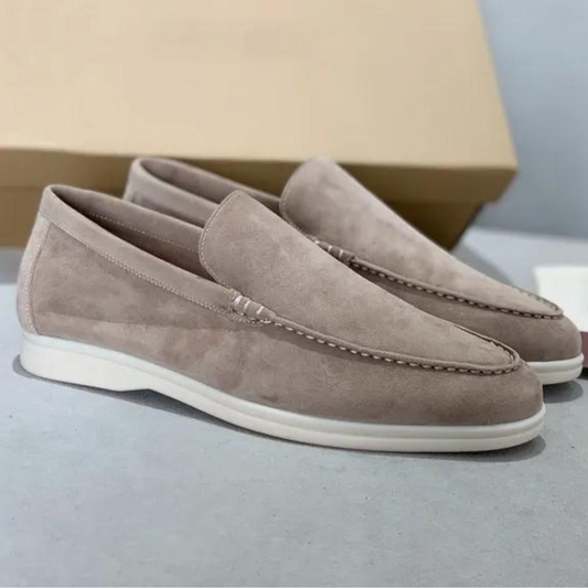 Heren Casual Loafers Grijs