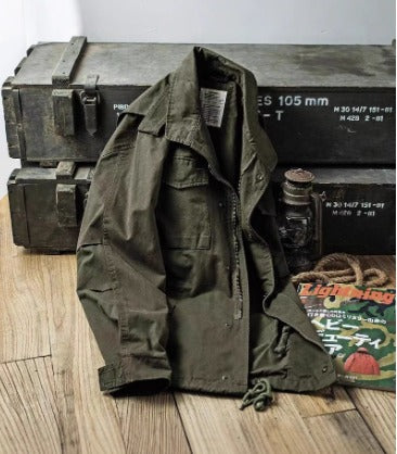 Heren Militair Jack met Lichtgewicht Ontwerp en Verstelbare Taille 1