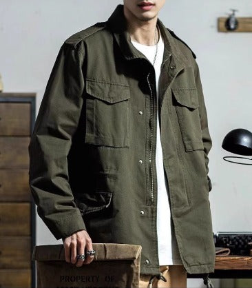 Heren Militair Jack met Lichtgewicht Ontwerp en Verstelbare Taille 2