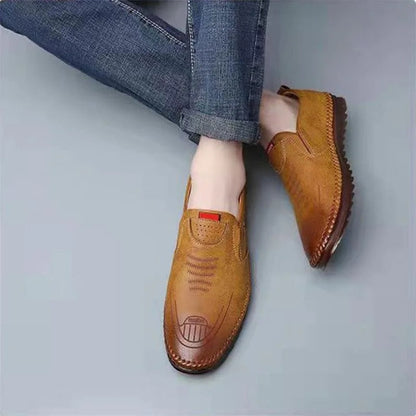 Heren Mocassins van Leer met Antislip Zolen en Ademend Ontwerp 1