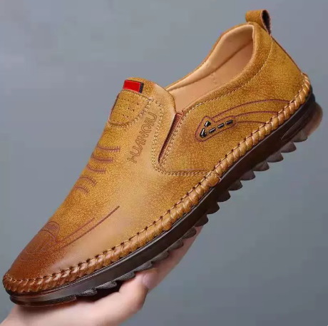 Heren Mocassins met Antislip Zolen en Ademend Ontwerp Bruin