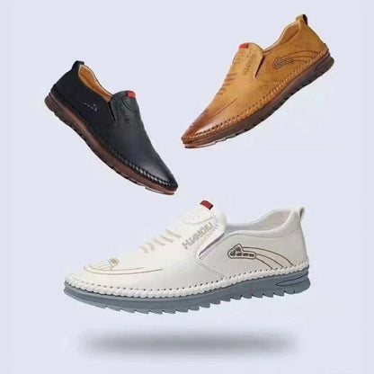 Heren Mocassins van Leer met Antislip Zolen en Ademend Ontwerp 4