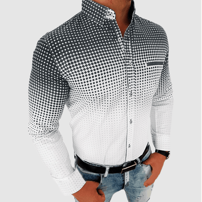 Heren Overhemd met Slim Fit en Elegante Kraag voor Casual en Formele Gelegenheden 2