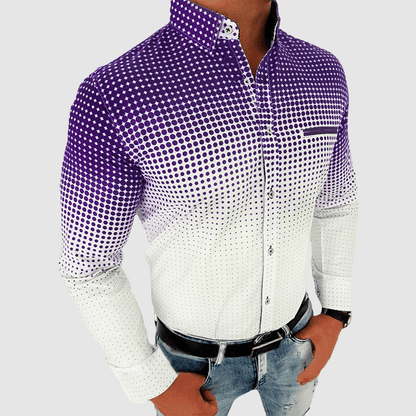 Heren Overhemd met Slim Fit en Elegante Kraag voor Casual en Formele Gelegenheden 3