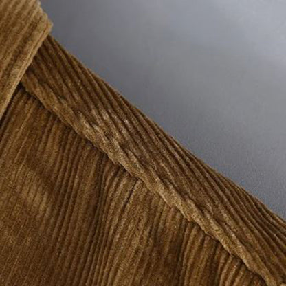 Heren Corduroy Overhemdjack Gevoerd