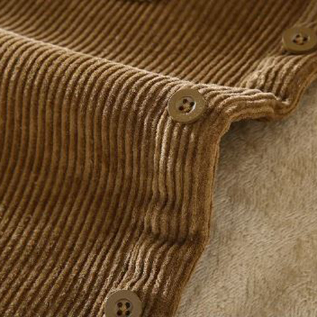 Heren Corduroy Overhemdjack Gevoerd