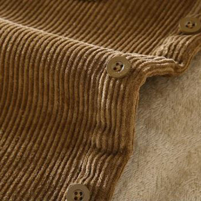Heren Corduroy Overhemdjack Gevoerd