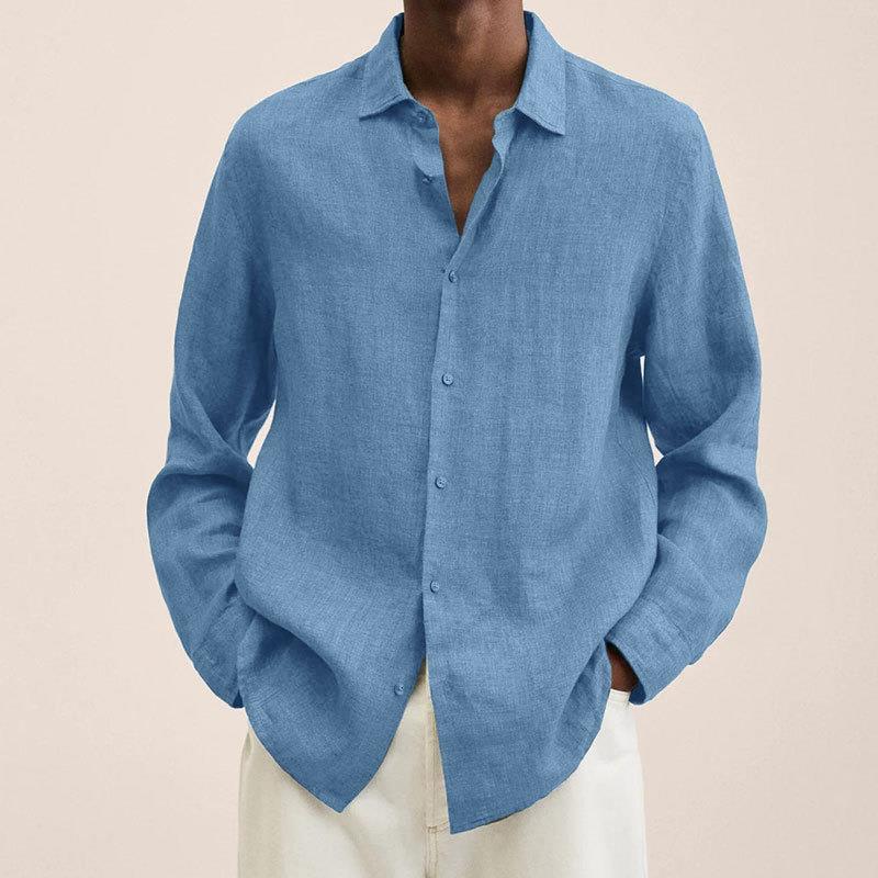 Heren Overhemd van Zacht Flanel met Oversized Pasvorm voor Casual Stijl 9