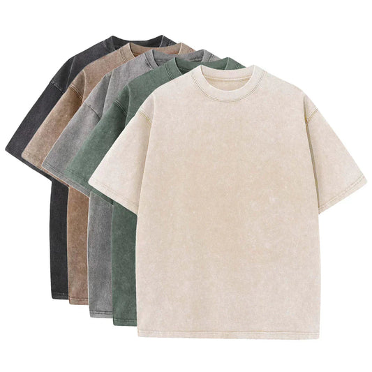 Heren Oversized T-Shirts 5-Pack Loose Fit voor Dagelijks Gebruik 0