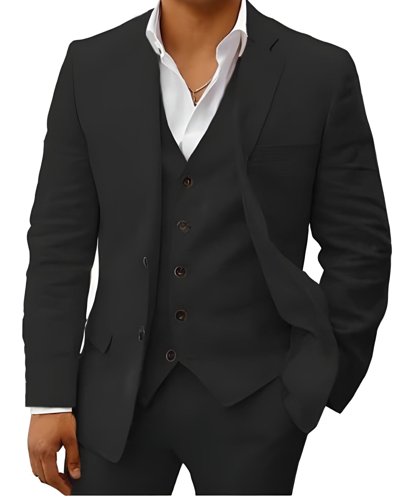 Heren Pak 3-Delig van Ademend Linnen voor Casual en Formele Zomerlook 10