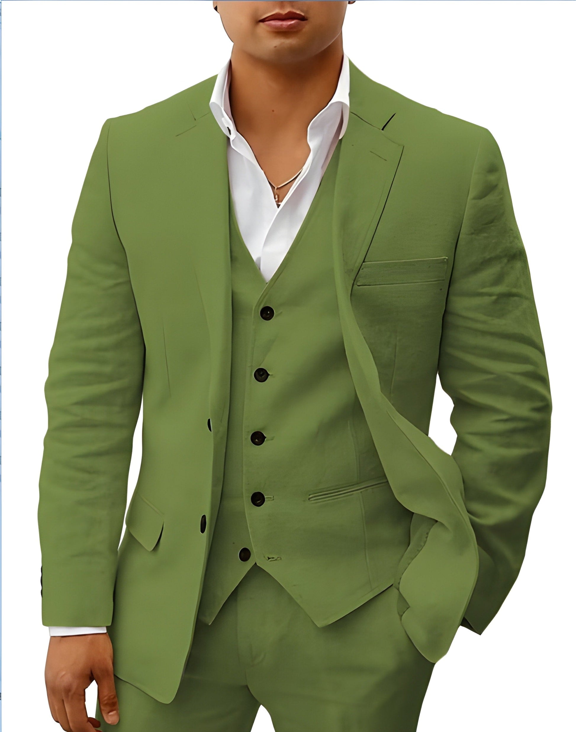 Heren Pak 3-Delig van Ademend Linnen voor Casual en Formele Zomerlook 7