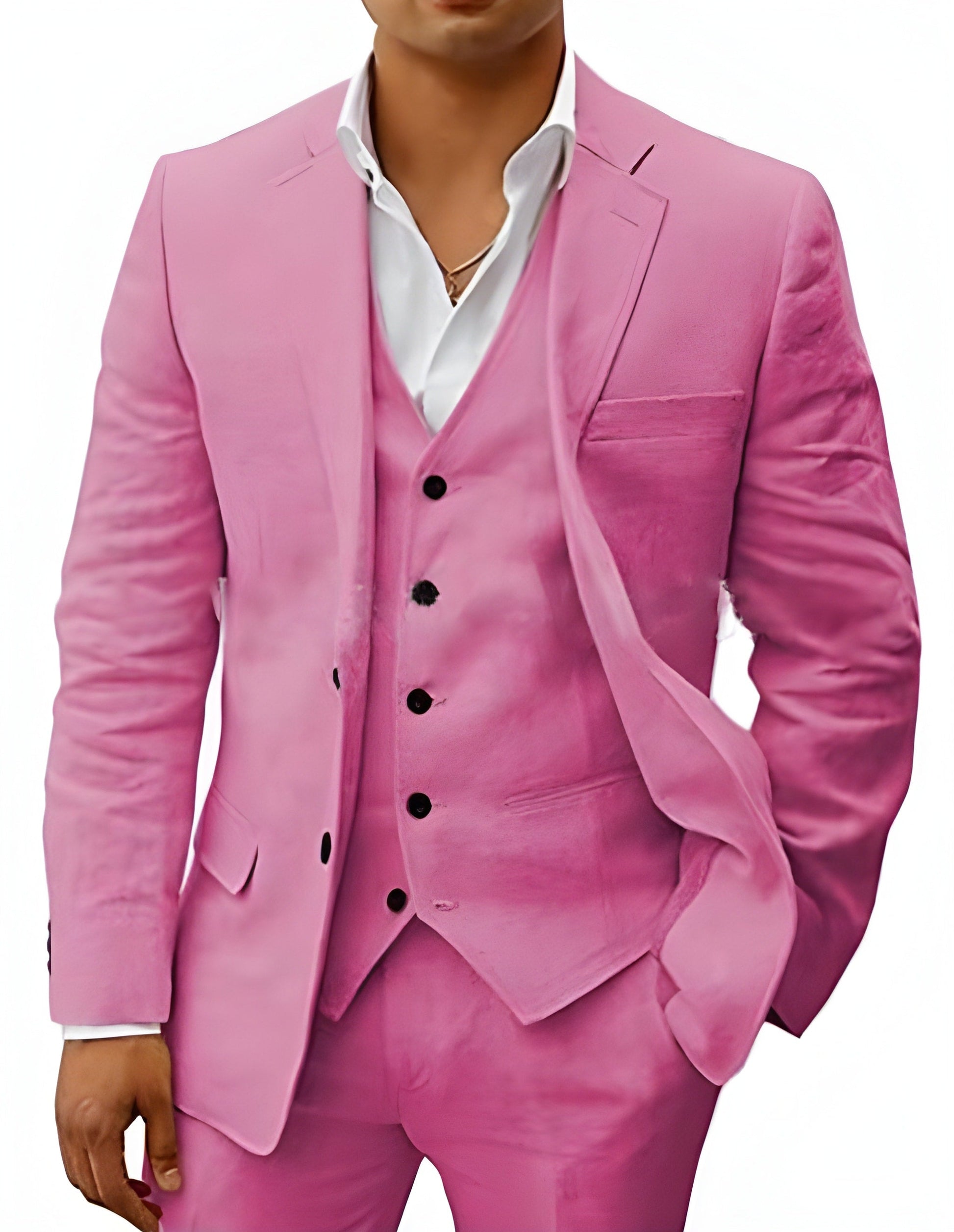 Heren Pak 3-Delig van Ademend Linnen voor Casual en Formele Zomerlook 9
