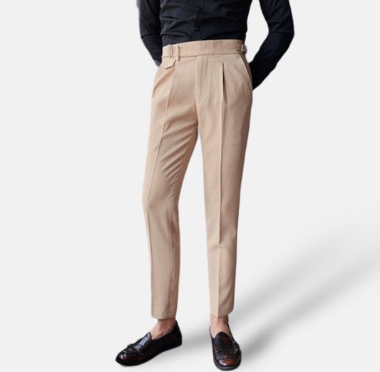 Heren Pantalon met Eenvoudig Ontwerp en Comfortabele Pasvorm 1