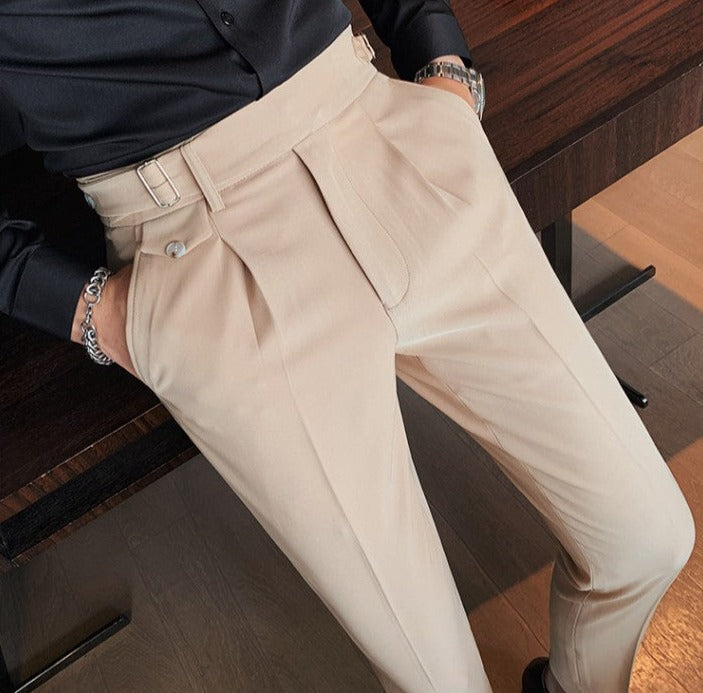 Heren Pantalon met Eenvoudig Ontwerp en Comfortabele Pasvorm 2