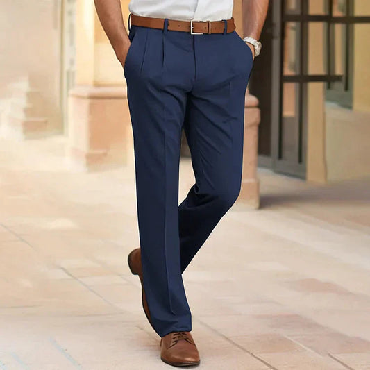 Heren Pantalon met Moderne Snit en Duurzame Constructie 0