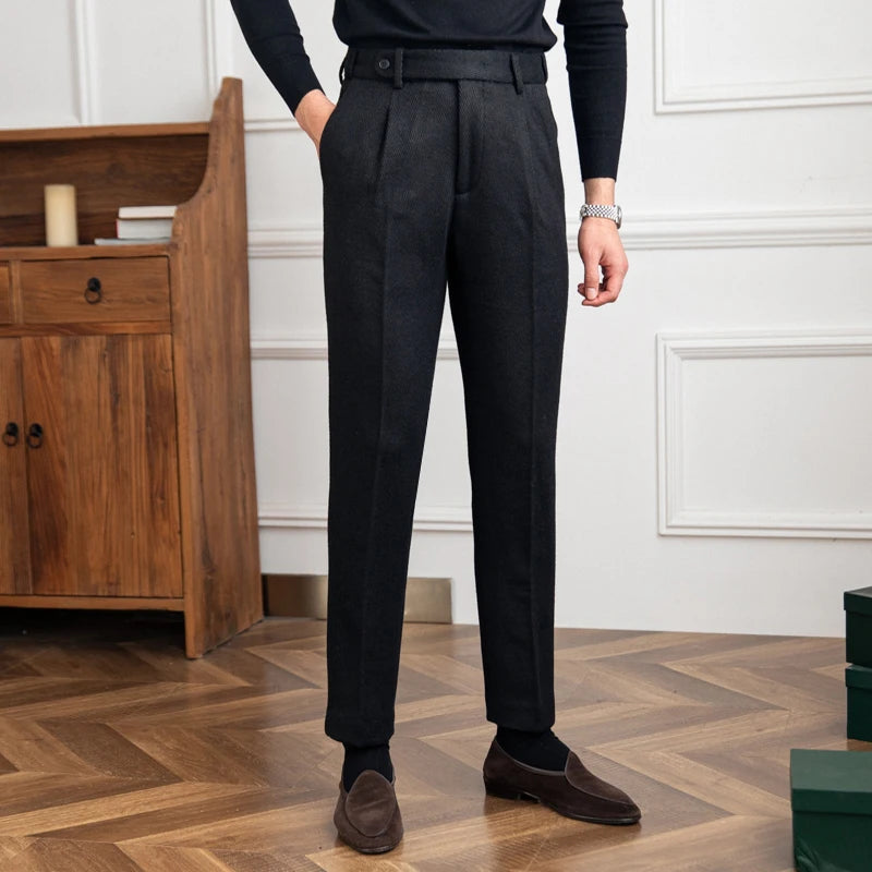 Heren Pantalon met Pince en Slim Fit voor Een Elegante Look 1