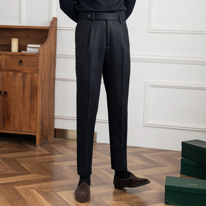 Heren Pantalon met Pince en Slim Fit voor Een Elegante Look 3