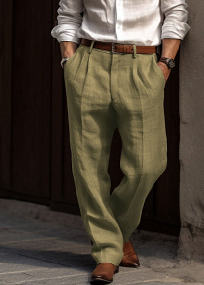 Heren Pantalon met Verstelbare Tailleband en Tailored Fit 4