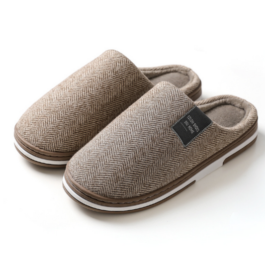 Pantoffels met Luxe Zachte Voering en Stevige Zool Bruin