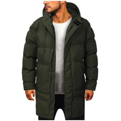Heren Parka met Gewatteerd Ontwerp en Beschermende Kap 2