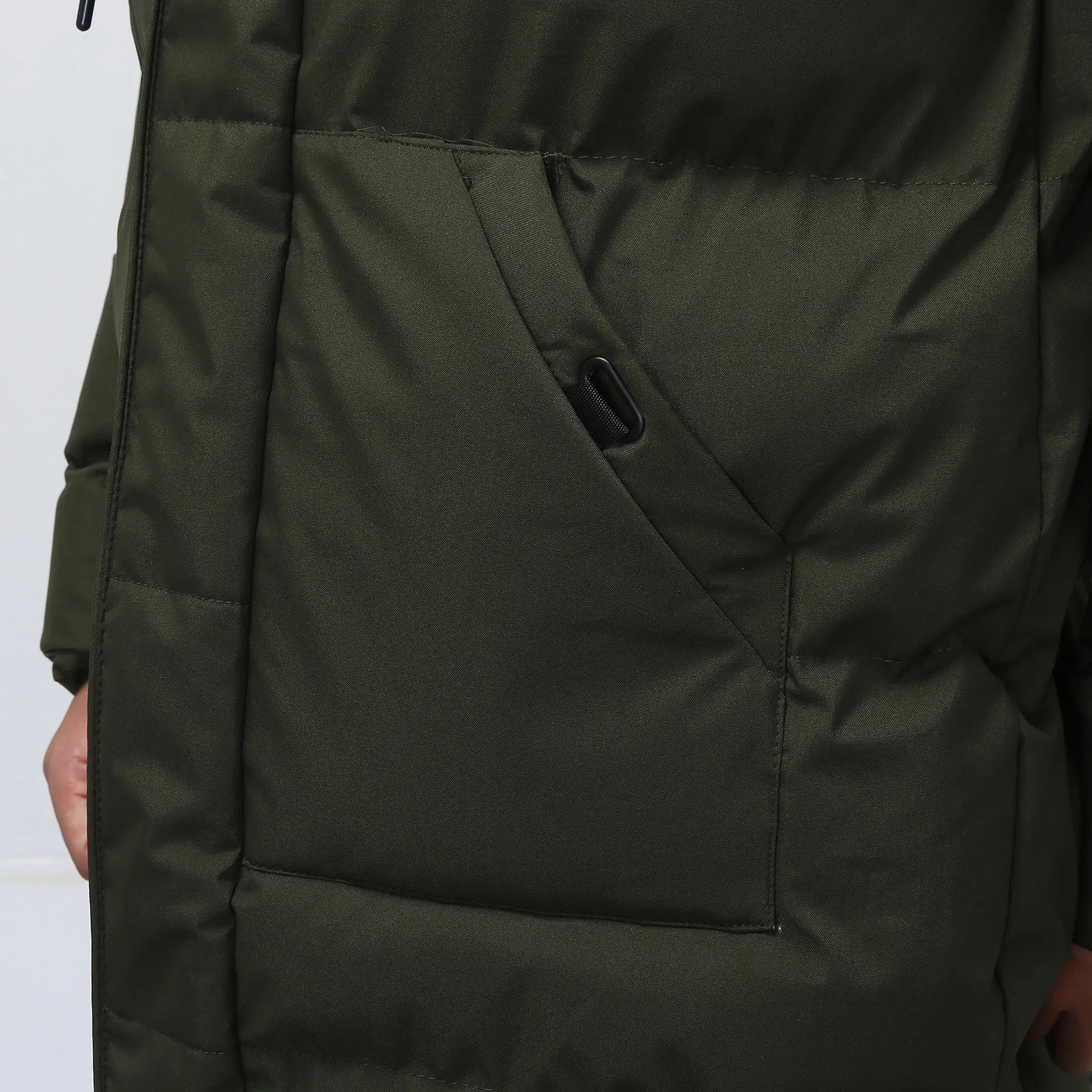 Heren Parka met Gewatteerd Ontwerp en Beschermende Kap 3
