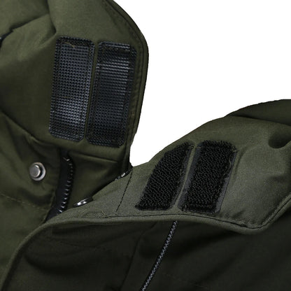 Heren Parka met Gewatteerd Ontwerp en Beschermende Kap 4