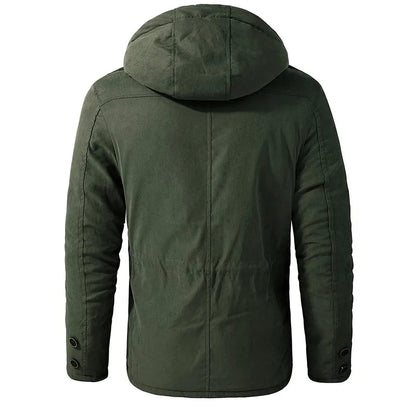 Heren Parka met Warme Voering en Militaire Look voor de Winter 3