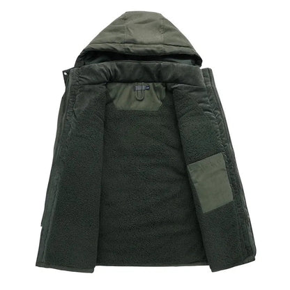 Heren Parka met Warme Voering en Militaire Look voor de Winter 4
