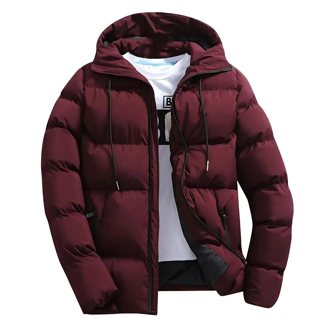 Heren Parka met Waterafstotende Buitenlaag en Donsvulling voor de Winter 1
