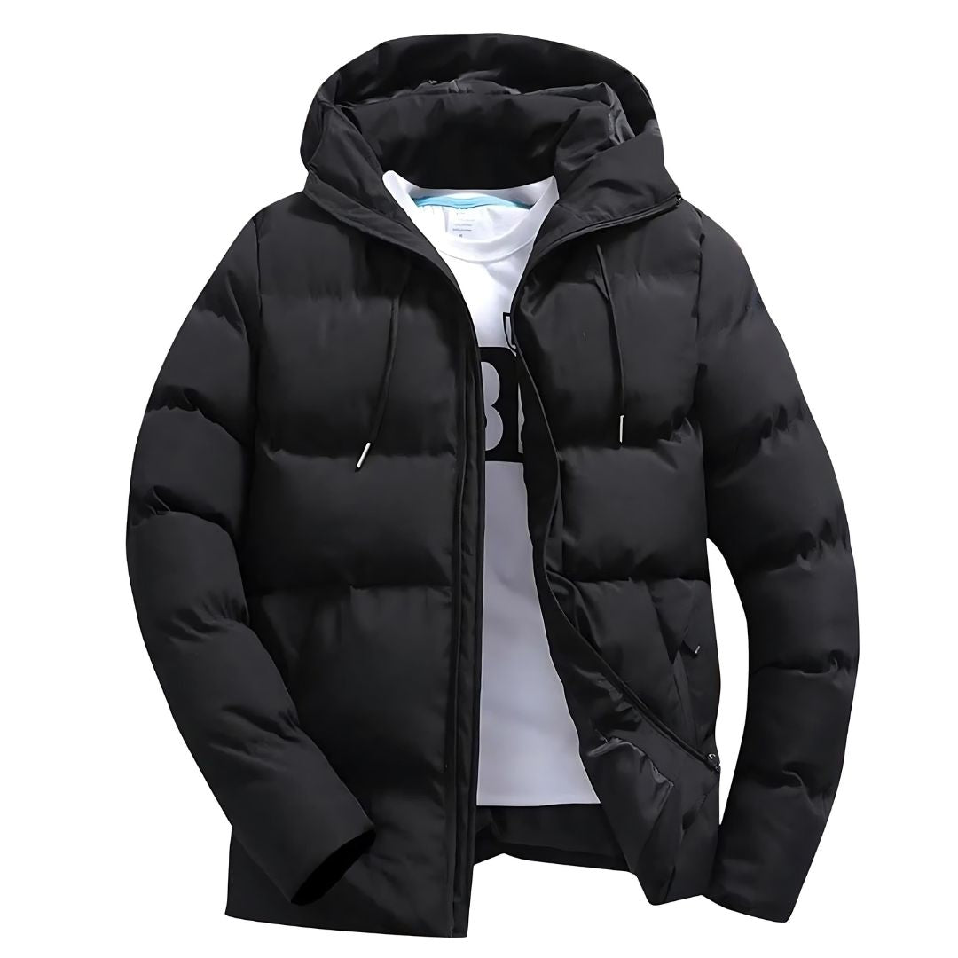 Heren Parka met Waterafstotende Buitenlaag en Donsvulling voor de Winter 2