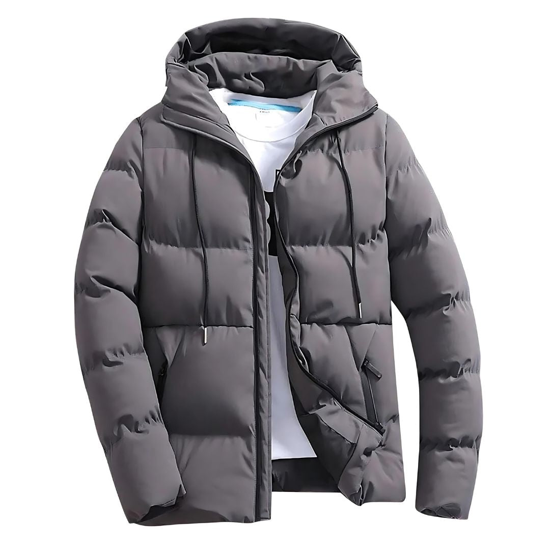 Heren Parka met Waterafstotende Buitenlaag en Donsvulling voor de Winter 3
