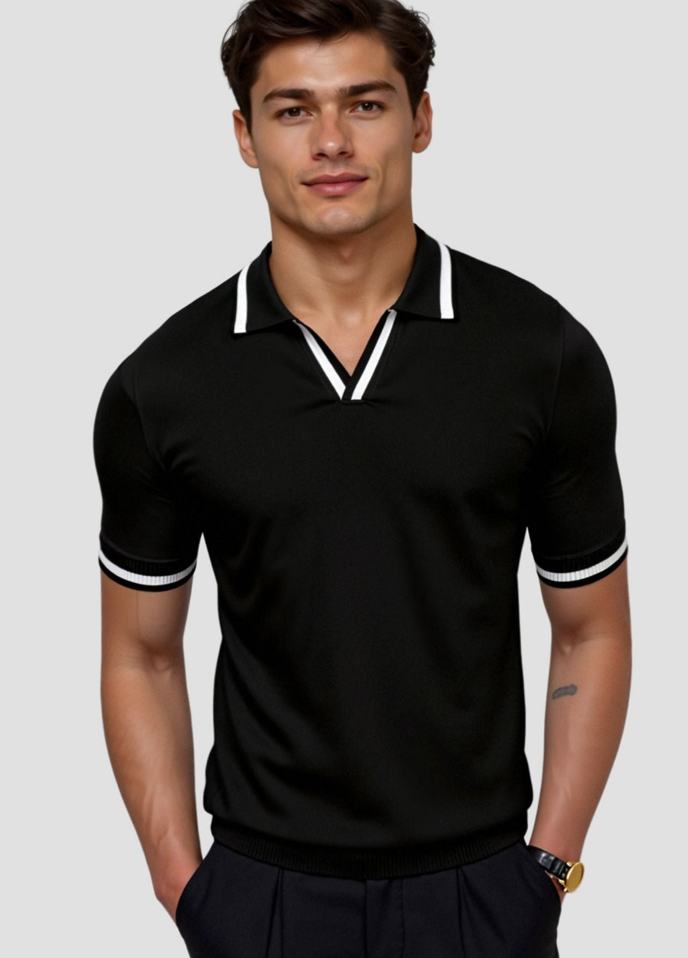 Heren Polo Shirt met Slim Fit en Zachte Katoen 7