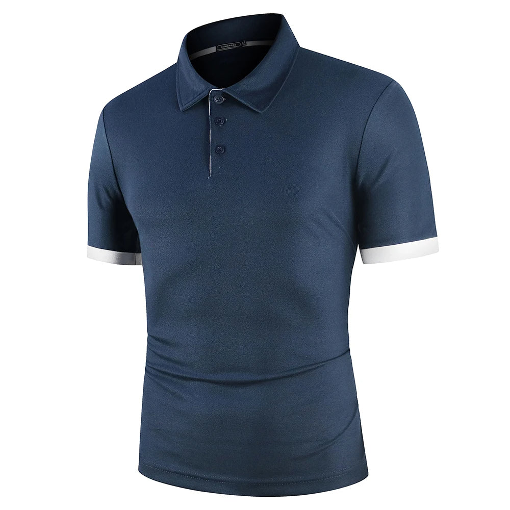Heren Polo Shirt van Ademend Katoen voor Zomergebruik 4