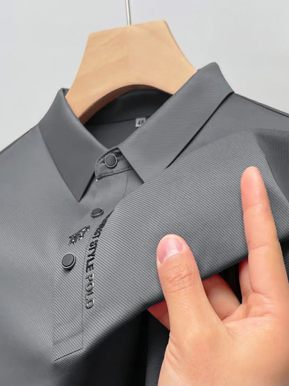 Heren Poloshirt Grijs