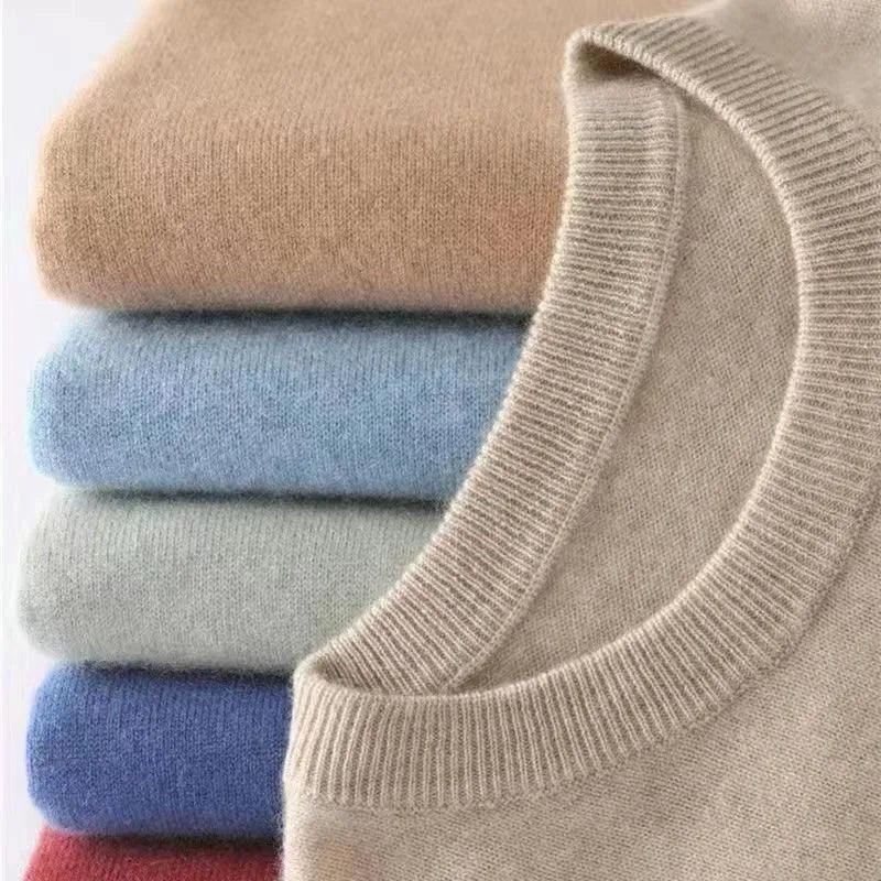 Heren Pull van Cachemire met Tijdloos Ontwerp en Comfortabele Col 7