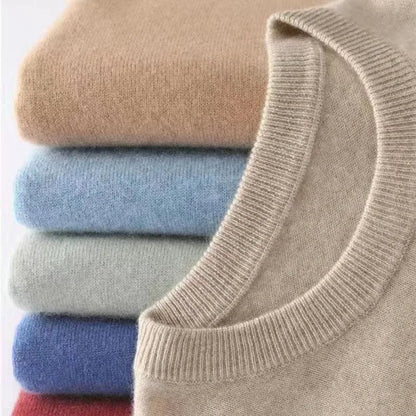 Heren Pull van Cachemire met Tijdloos Ontwerp en Comfortabele Col 7
