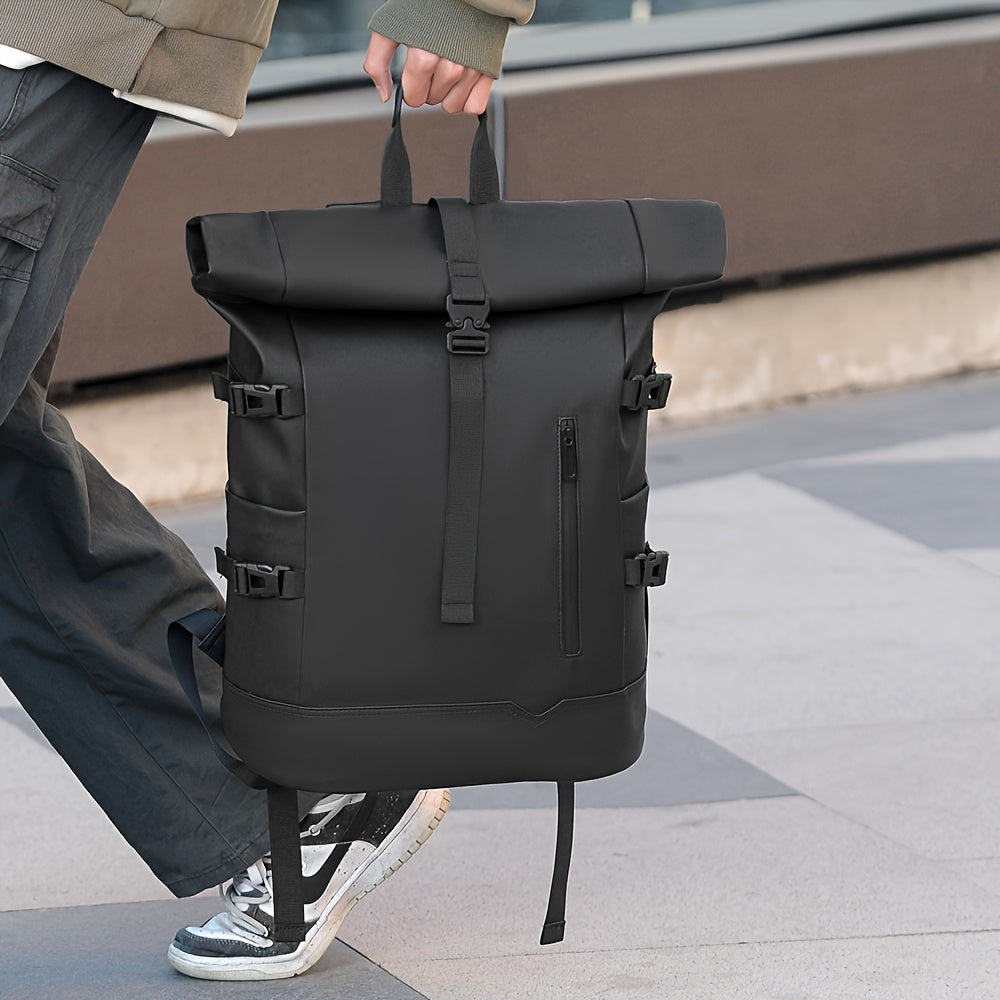 Heren Rugzak met Laptopvak en Waterdicht Design voor Dagelijks Gebruik